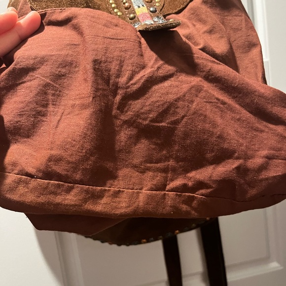 Free People Brown Suede Backpack - Picture 9 of 13